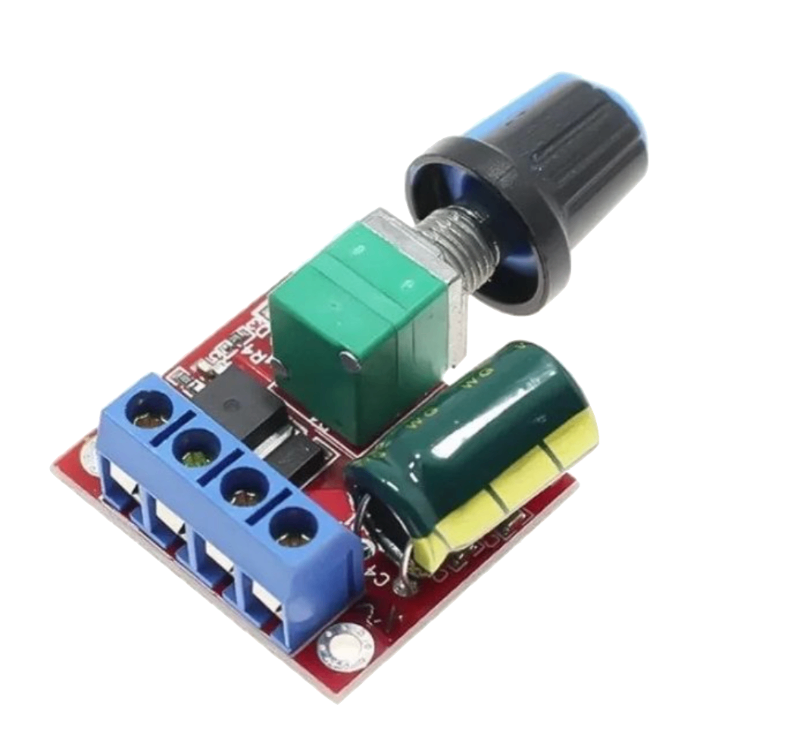 Pwm Dc 3v-35v Mini Motor 5a Controlador De Velocidad