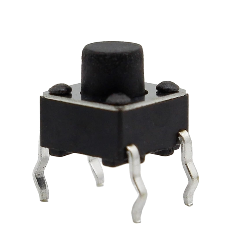 100 Micropulsadores Boton Mini 6x6x6mm 4 Pines
