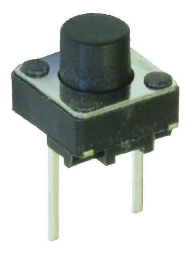 80 Micropulsadores Boton Mini 6x6x6mm 2 Pines