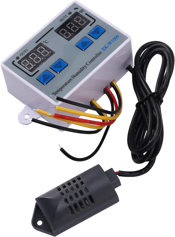 Termostato para temperatura y Humedad XK-W1099 Controlador.