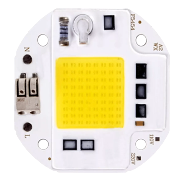Chip Led 100w Directo A 110v Blanco frío