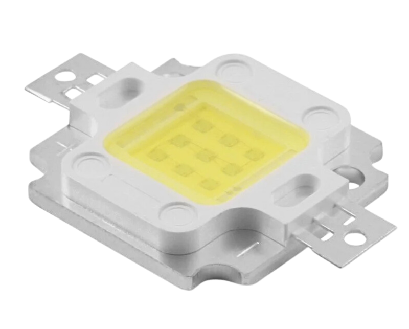 Led 10w Epistar Blanco frío 6500k 12 Voltios 12v